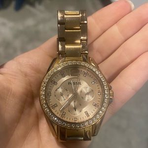 Women’s Rose Gold Fossil Watch